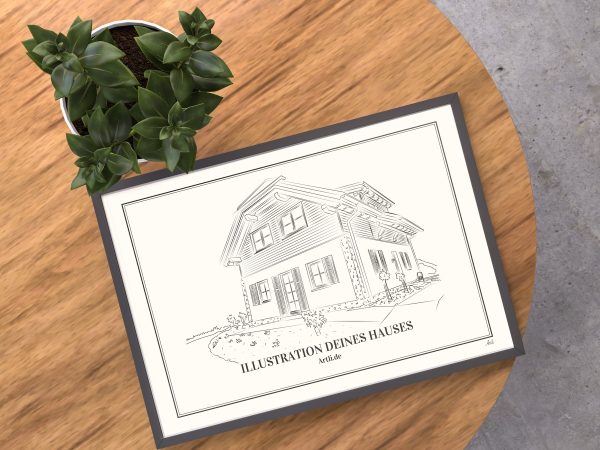 Linienzeichnung deines Hauses – Bild 6